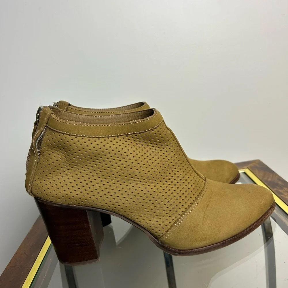 Chocolat Blu‎ 39-Us 8.5 Ankle boots  Soft Leather Brown light Western Cowgirl